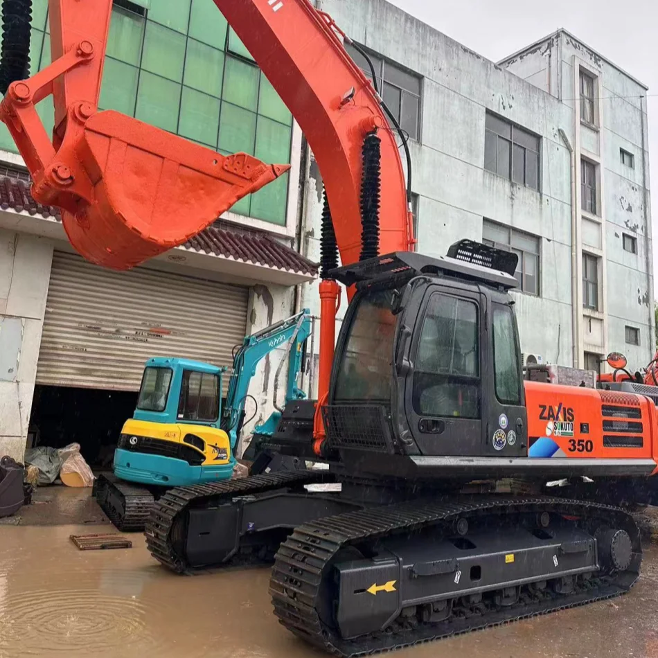 Excavadora Hitachi ZX350 lado izquierdo