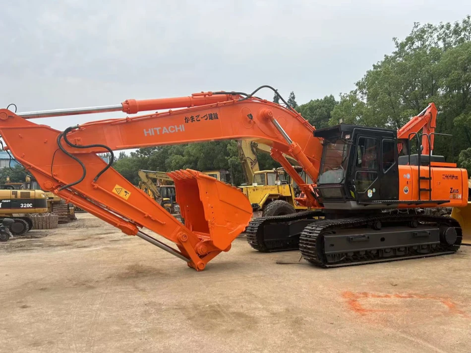 Excavadora Hitachi ZX450-6 usada vista lateral