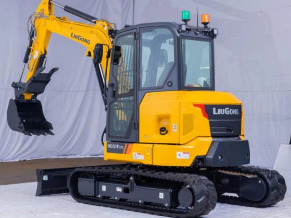 Excavadora Liugong 9055F para obras urbanas y municipales