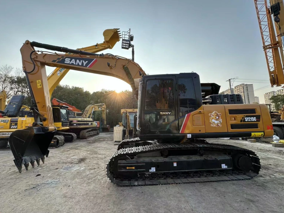 Excavadora Sany SY215C usada de 20 toneladas para comparar con CAT 320